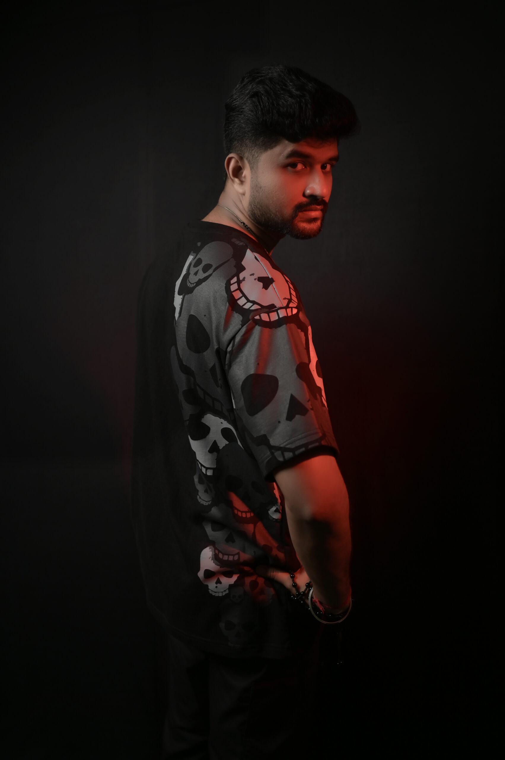 Scarr skeleton Black t-shirt - Image 3