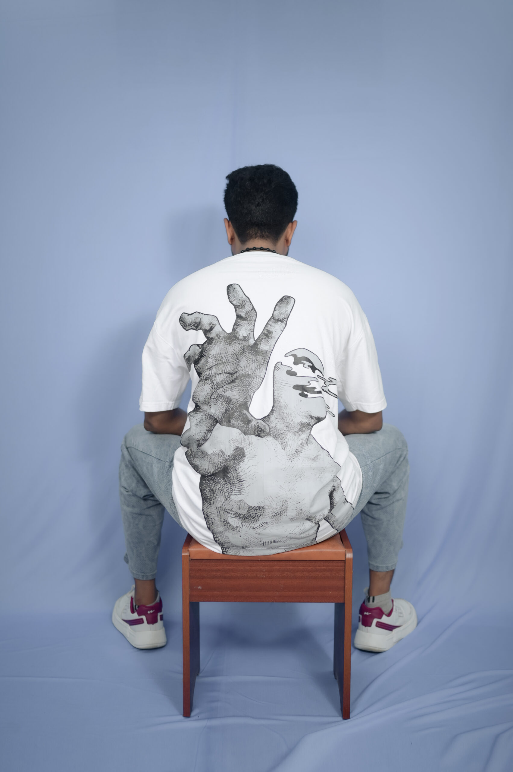 SCARR Rebirth white T-shirt. - Image 5