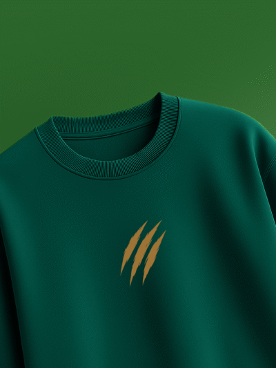 SCARR Premium bottle green T-shirt.