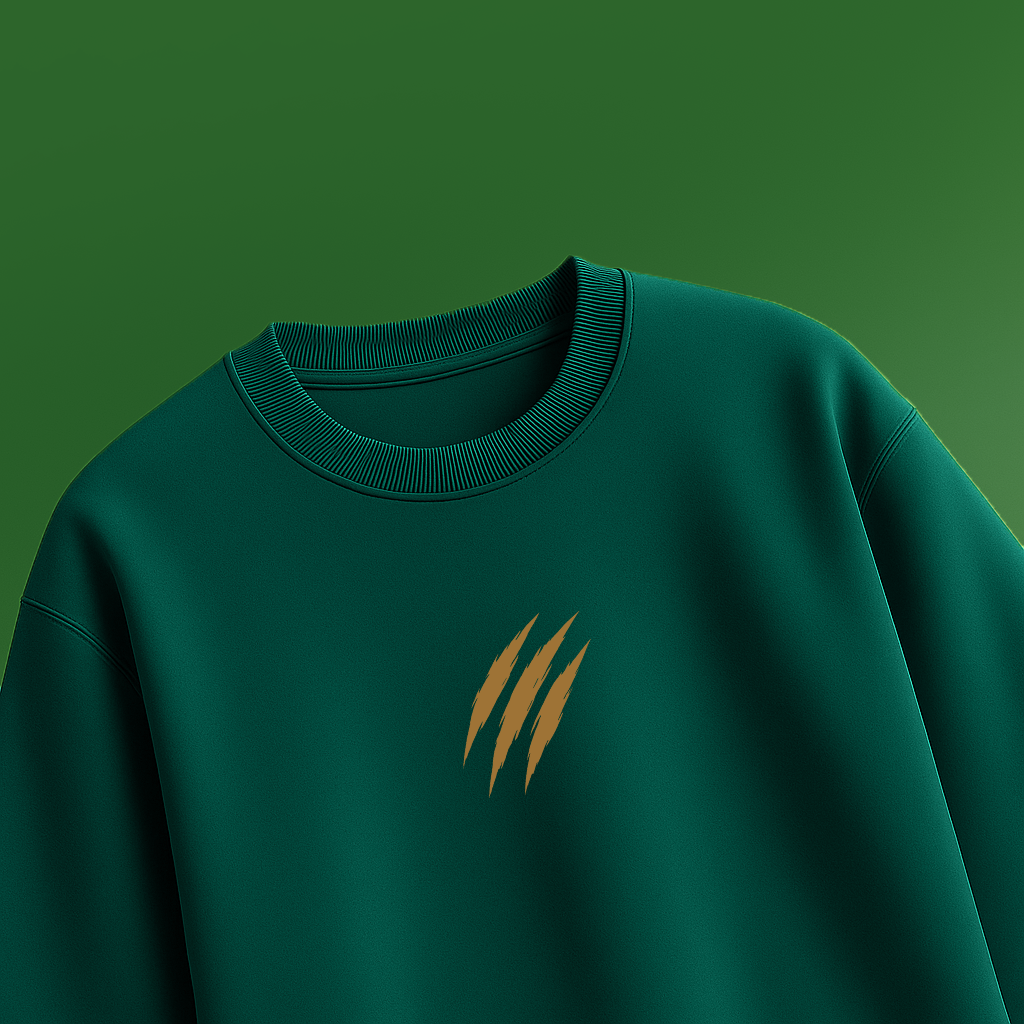 SCARR Premium bottle green T-shirt.