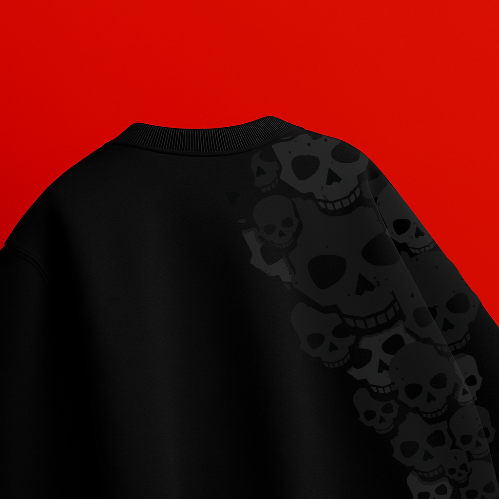 Scarr skeleton Black t-shirt - Image 2